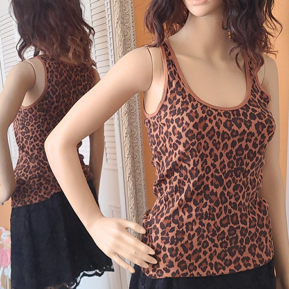 VS Ribbed Cheetah Tank